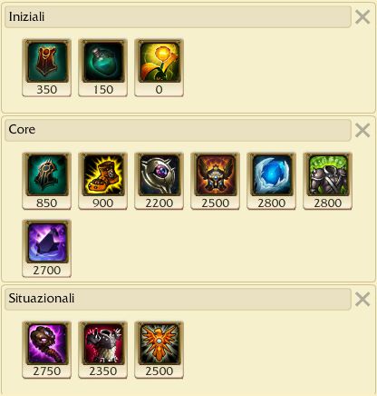 Nautilus supp oggetti